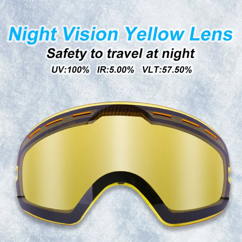 PHMAX Winter Ski Goggles Anti-UV Protection Men Snowboard Outdoor Sports Skating Skiing Women Snow Glasses With Mask | Спорт и