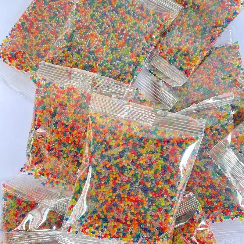 Радужные водяные гелевые бусины гидрогелевые желейные шарики Majic для