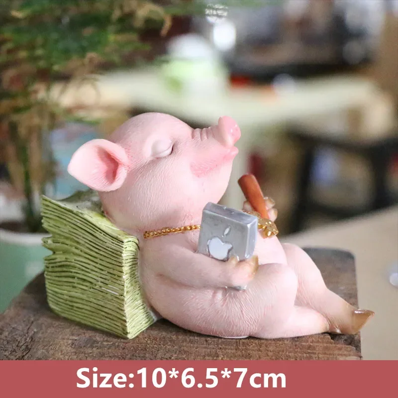 Забавные фигурки со свиньями и мотивацией, украшения, Настольная кукла автомобиля, подарок ребенку на день рождения, вдохновляющая модель украшения автомобиля, Новинка лариса владимировна курочкина забавные фигурки делаем из гофрокартона