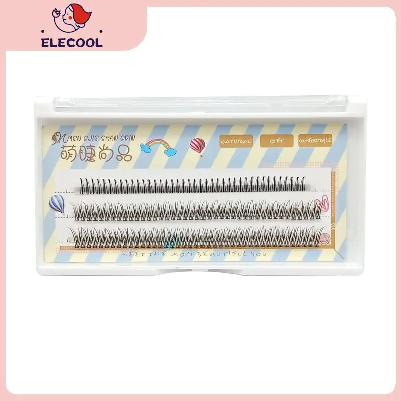 

Makeup Individual Cluster EyeLashes Grafting Fake False Eyelashes Extension Fishtail Type Single Cluster Segmented Eyelashes