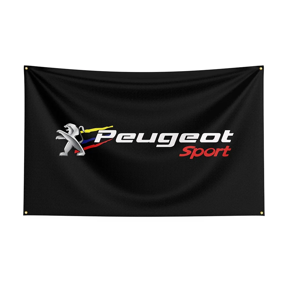 

3x5 Peugeots Flag Polyester Printed Racing Car Banner For Decor -ft Flag Decor,flag Decoration Banner Flag Banner