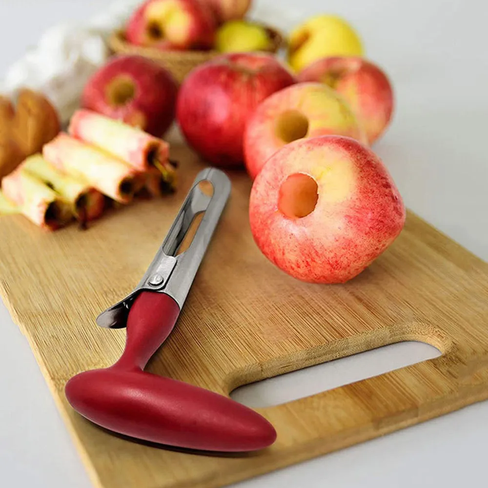 Fruit Vegetable Tools Stainless Steel Apple Corer Pear Core Seed Remover Cutter Seeder Slicer Knife Kitchen Accessories Tools