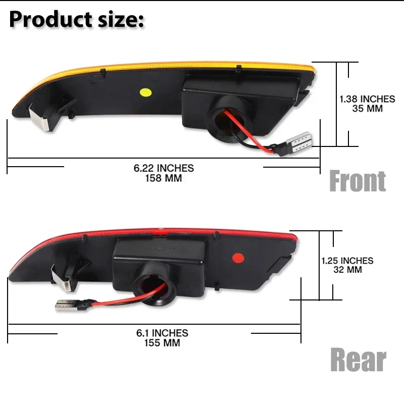 Фонари указателя поворота для Chrysler Crossfire 2004 2005 2006 2007 2008