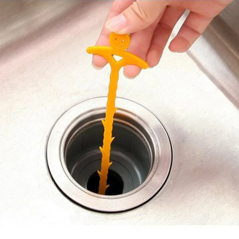 

Dredging Toilet Kitchen Bathroom Accessories Stick Tool Drian Outlet Hair Sink Cleaning Pipe Hook Anti Clogging Sewer Pipeline