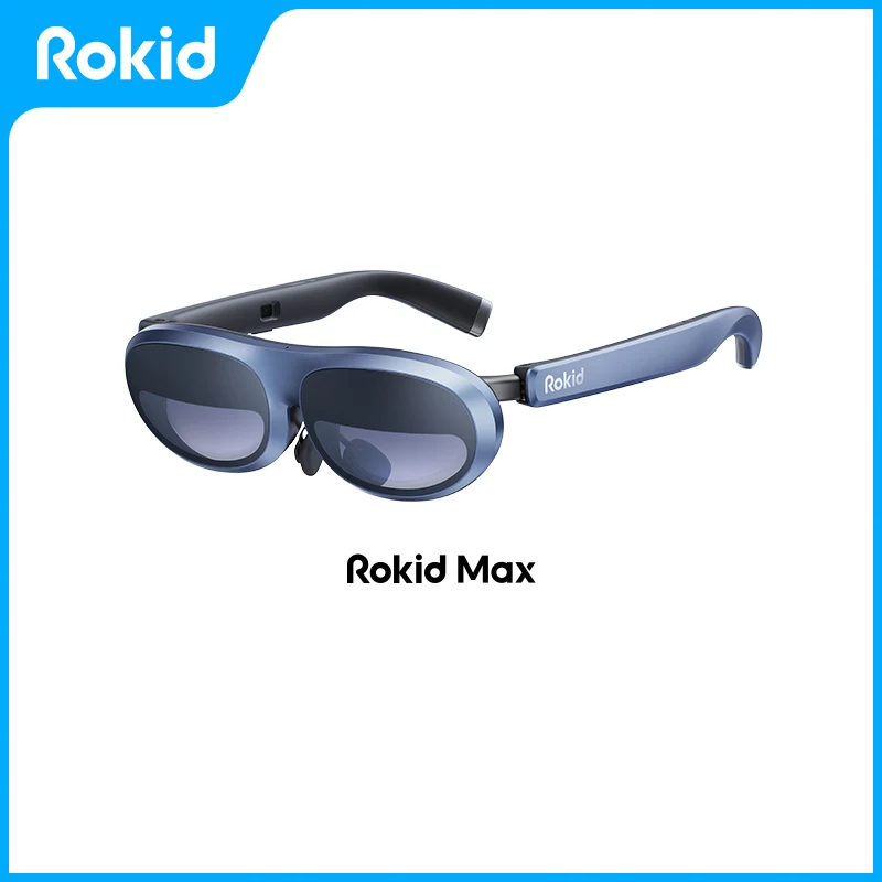 

Rokid Max AR 3D Smart Glasses 4K Large Screen Game Viewing For Apple Huawei Projected Screen Phone VR All-in-One Glasses