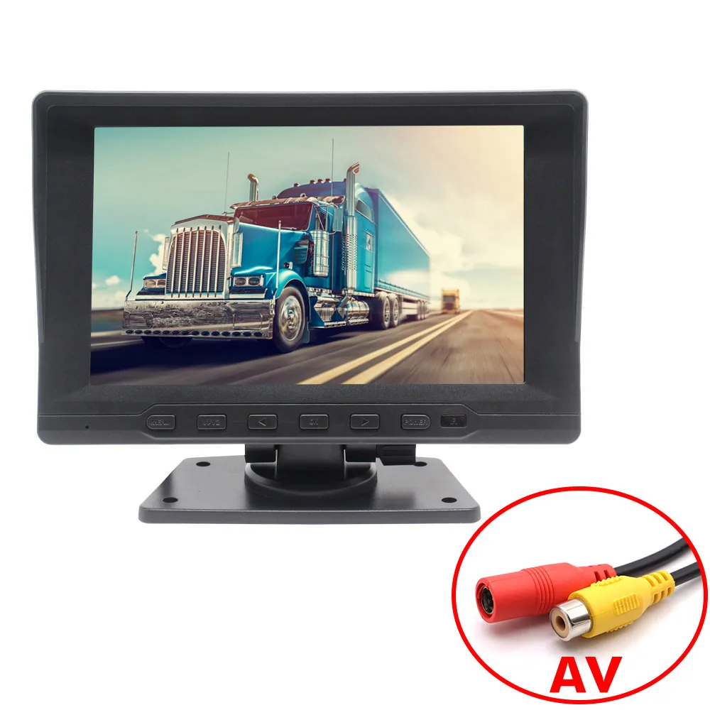 

Smartour AHD 1080P 7-дюймовый IPS экран для грузовика автобуса RV парковочный монитор HD передний и задний вид 4-контактный для AHD/CCD-камеры
