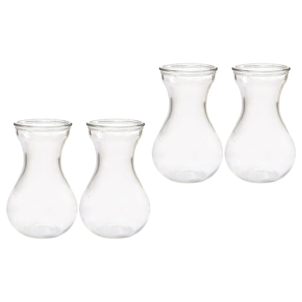 

Vase Flower Vases Hyacinth Planter Clear Bulb Container Hydroponic Desktop Mini Pot Containers Single Kit Growing Forcing Dry