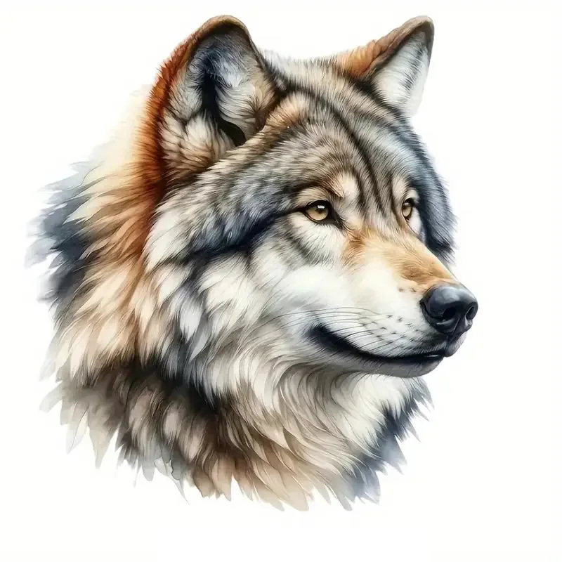 

Водонепроницаемые наклейки «Серый волк»