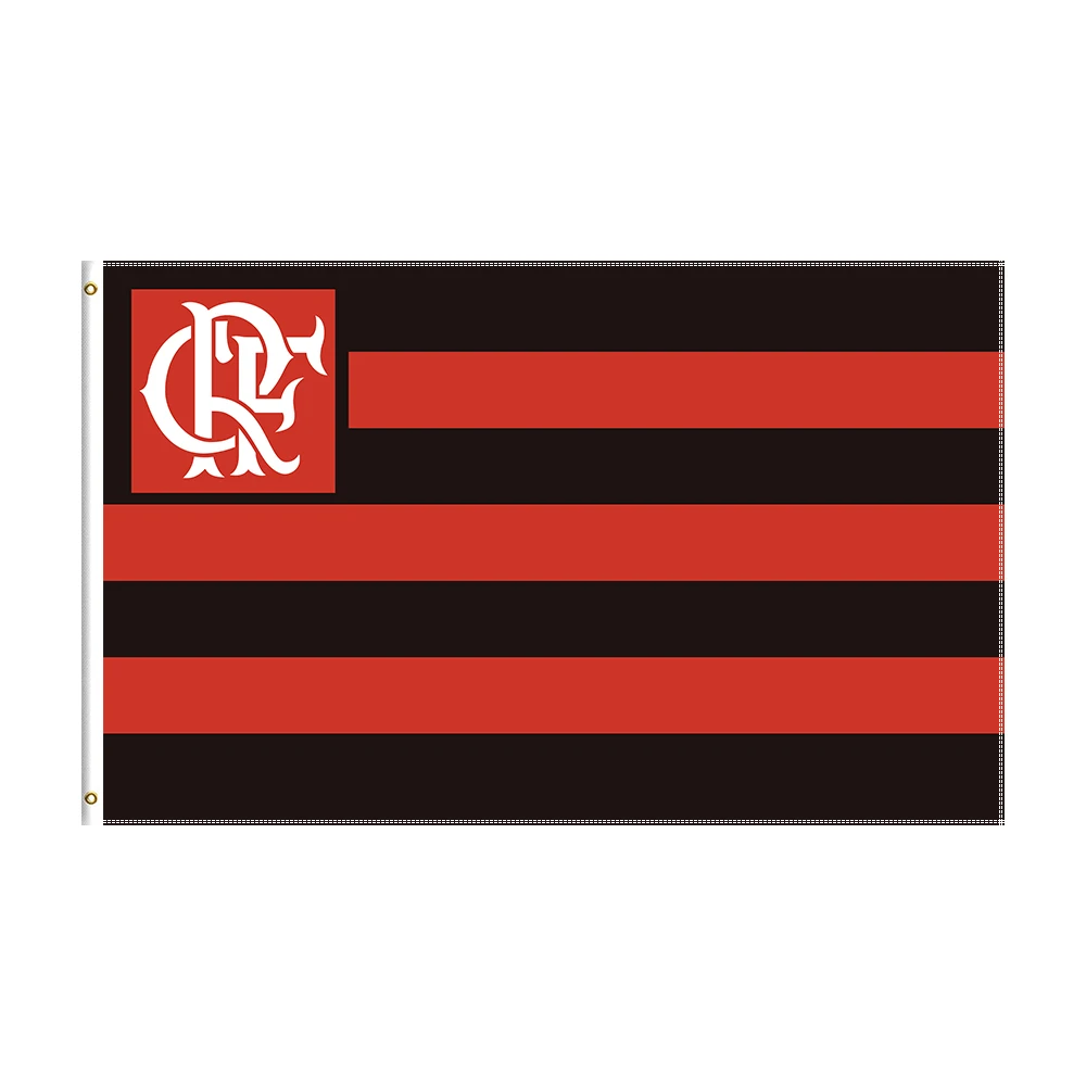 

90x150cm Flamengo Flag Polyester Printed Football Team For Decoration