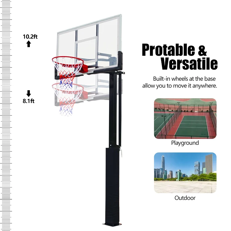 Профессиональный стандартный размер подставка для баскетбольного кольца