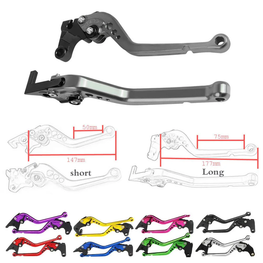 

Long & Short Motorcycle CNC Adjustable Brake Clutch Levers For Honda CB600F Hornet 2007-2013 CBR600F 2011-13 CBF600 / SA 2010-13