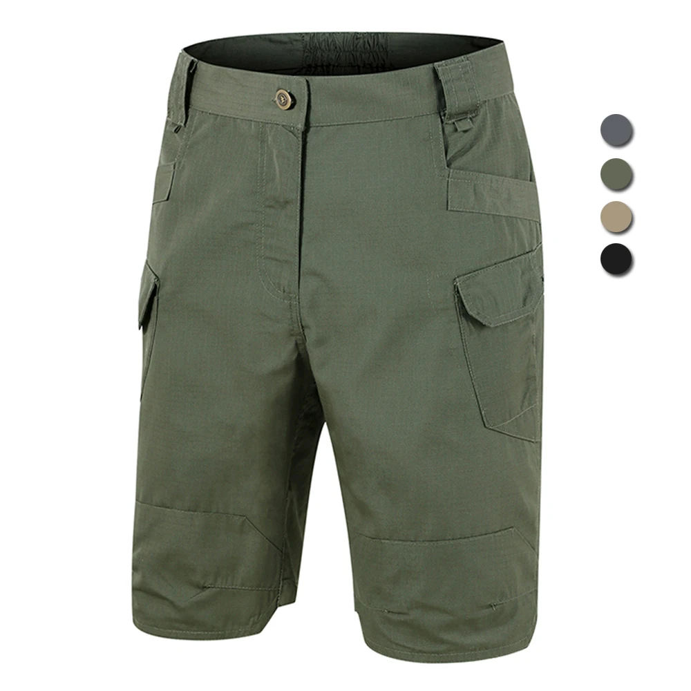 

Men Military Cargo Shorts Summer Tactical Bermudas Outdoor Work Multi Pocket Waterproof Quick Dry Short Pants Ripstop Loose IX7