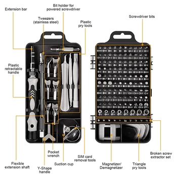 Screwdriver Set Precision Magnetic Screw Driver Bits Torx Hex Bit Handle Mobile Phone Repair Screwdrive Kit Hand Tools 2