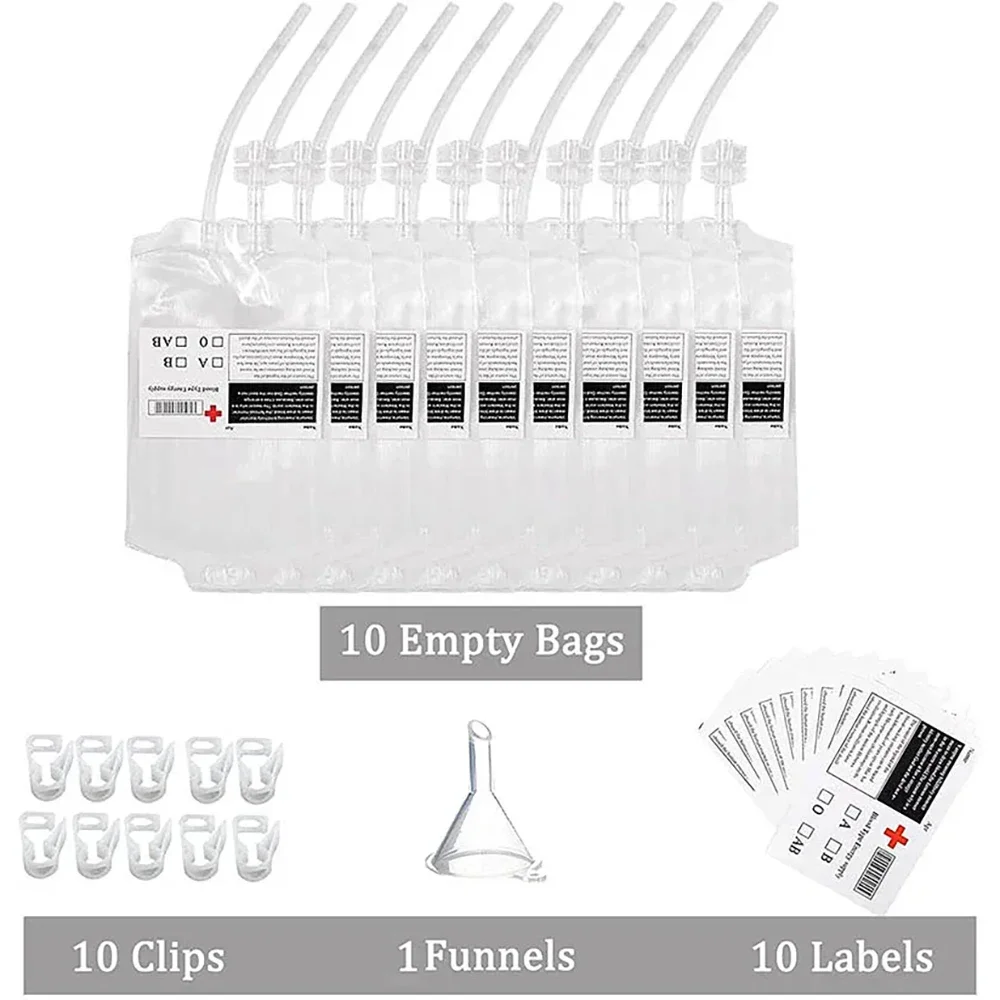 

Пакеты с кровью 350 мл для Хэллоуина