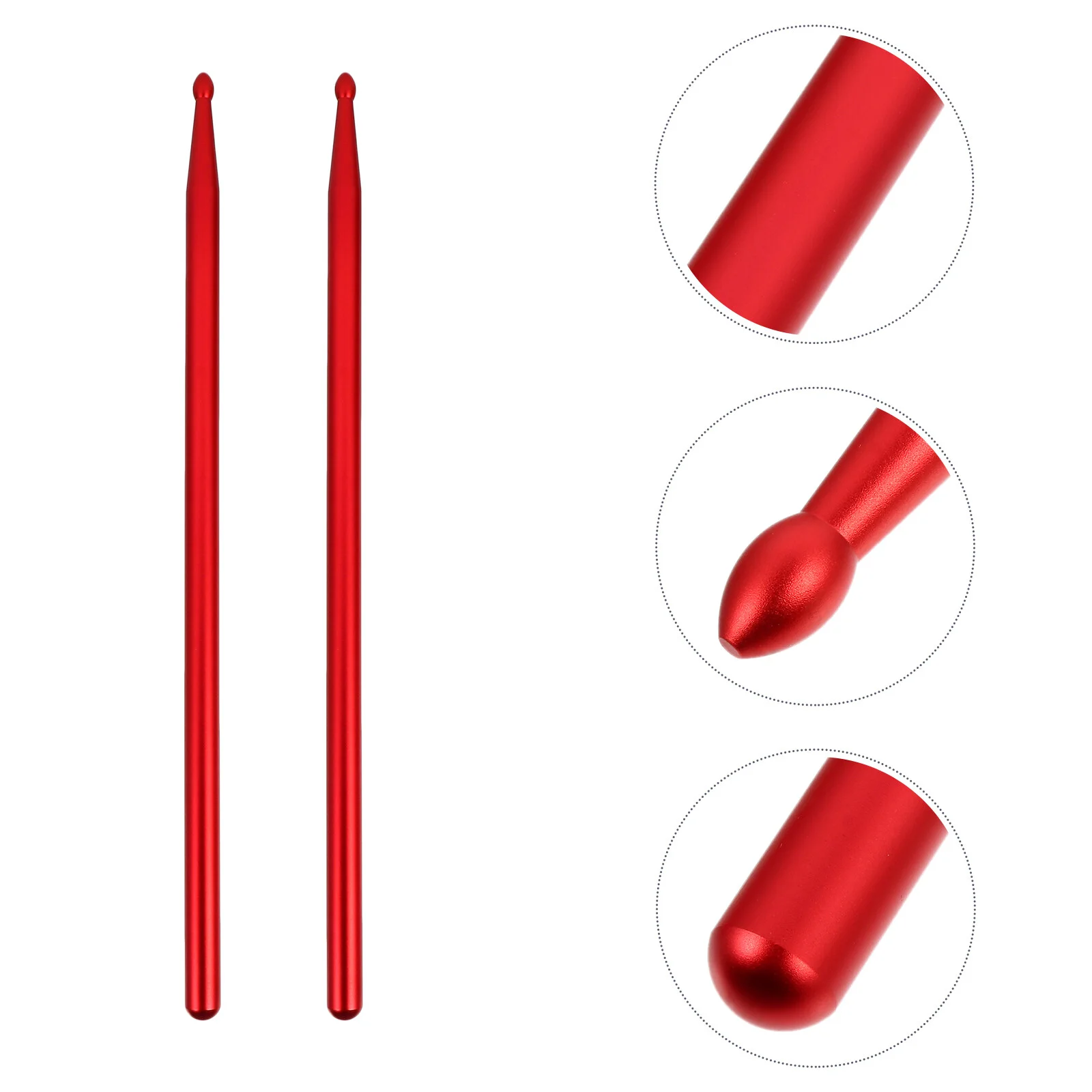 

1 Pair 5A Classic Drum Sticks Professional Durable Metal Drum Sticks Portable Percussion Instrument Accessories