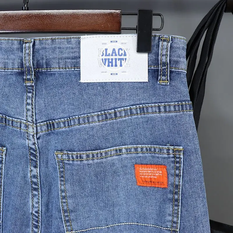 Модные дизайнерские Роскошные брендовые джинсы Harajuku в Корейском стиле для