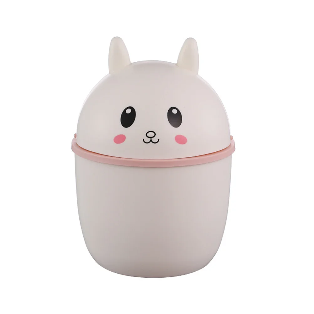 

Can Garbage Trash Mini Bin Waste Tiny Basket Countertop Bucket Containercans Paper Desktop Table Dustbinbedroom Animal Dispenser