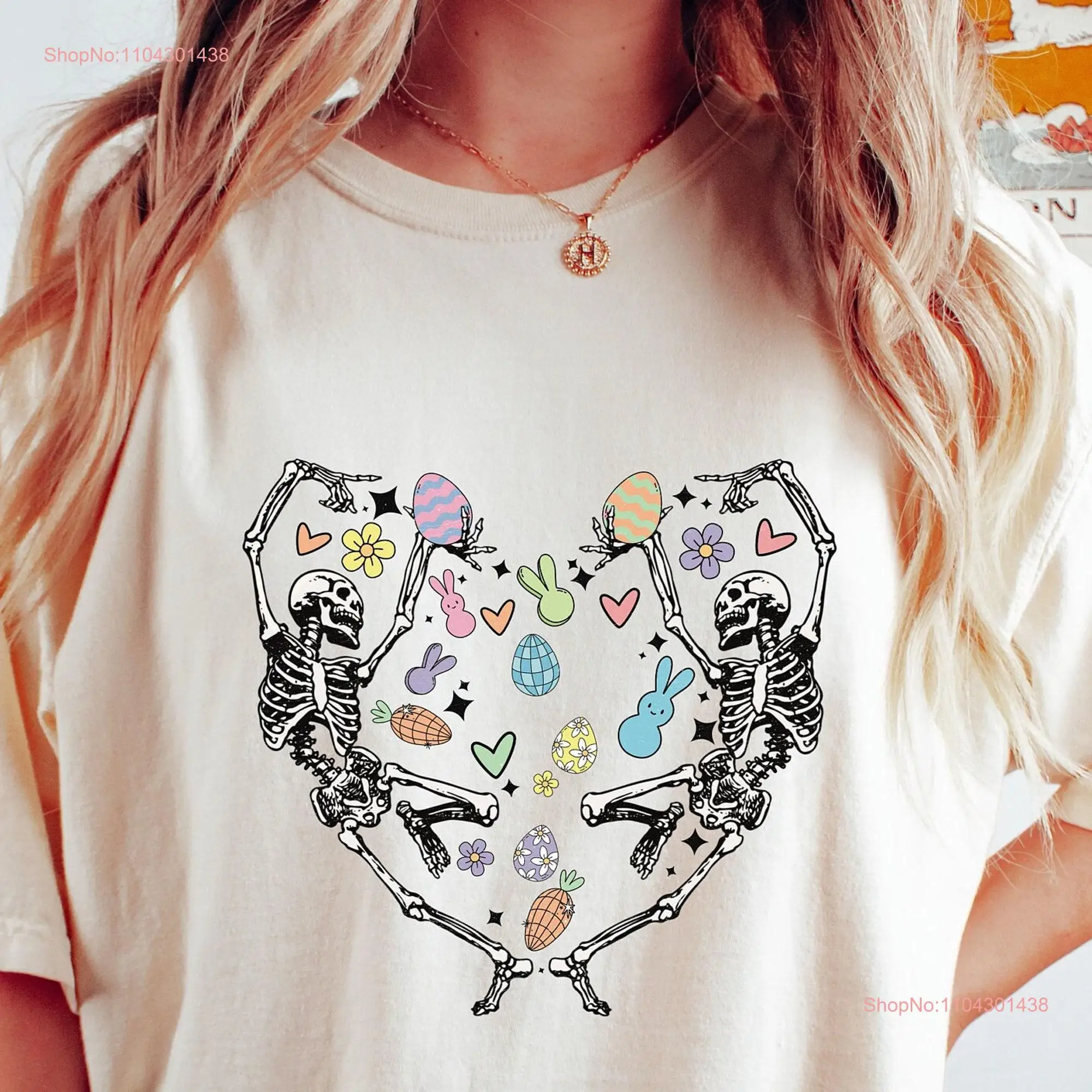 Футболка с пасхальными скелетами свитер со скелетом забавные одинаковые