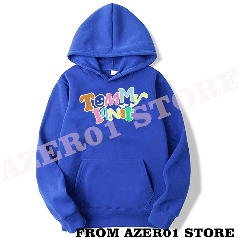 

Мужские толстовки с капюшоном TOMMYINNIT синие Merch зимние женские толстовки с капюшоном уличная одежда с длинным рукавом Команда мечты SMP MCYT одеж...