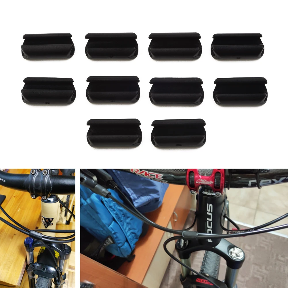 

10pcs MTB Road Bike Hydraulic Mechanical Disc Brake Shift Cable Guide Hose Frame Fixture Dear Line Housing For Giant BMX DH Part