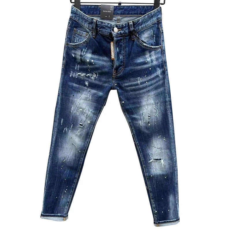 Уличная мода 100 мужские джинсы chareiharпер Модные подвесные украшения качели с