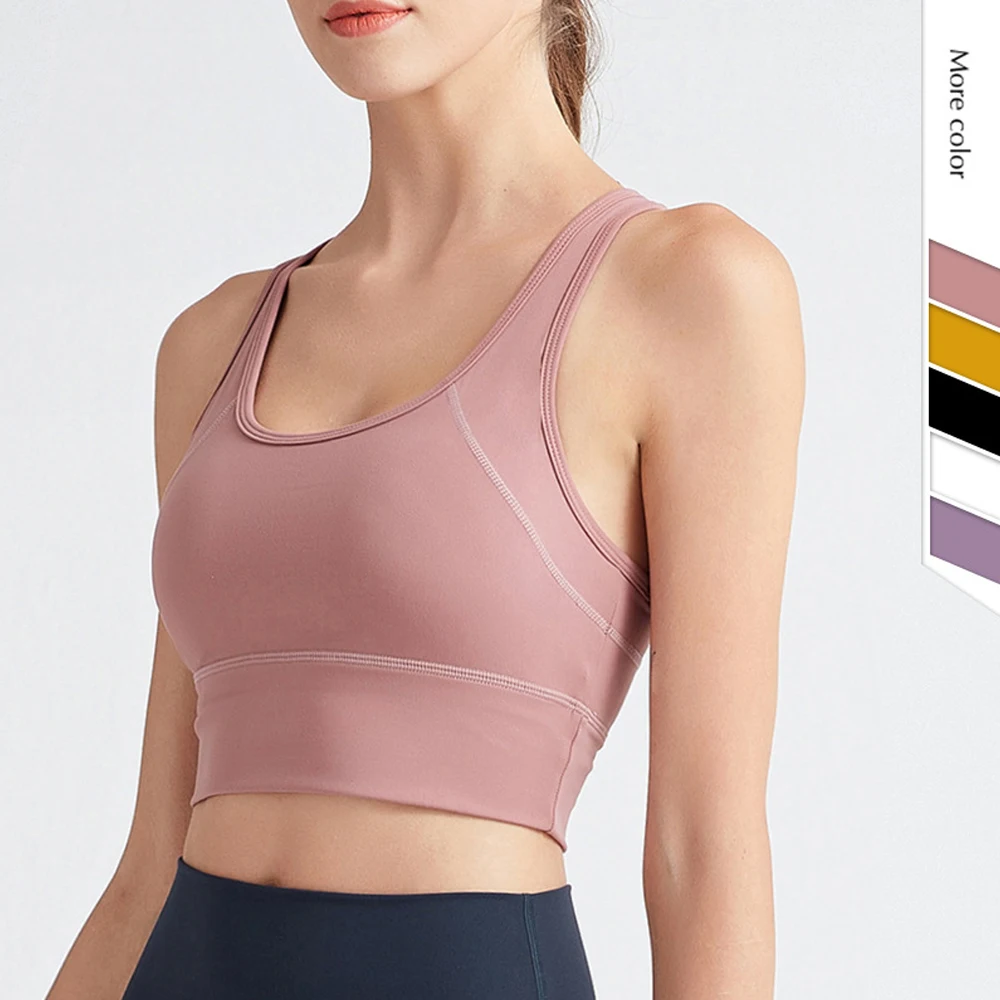 

Спортивное нижнее белье для занятий йогой, женский красивый Противоударный Спортивный бюстгальтер для фитнеса и бега