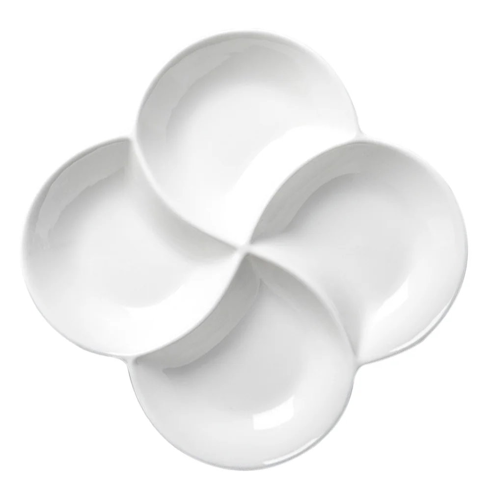 

Serving Tray Snack Appetizer Dish Fruit Plate Platter Party Divided Melamine Bowlfood Candy Dessert Trays Plates Container