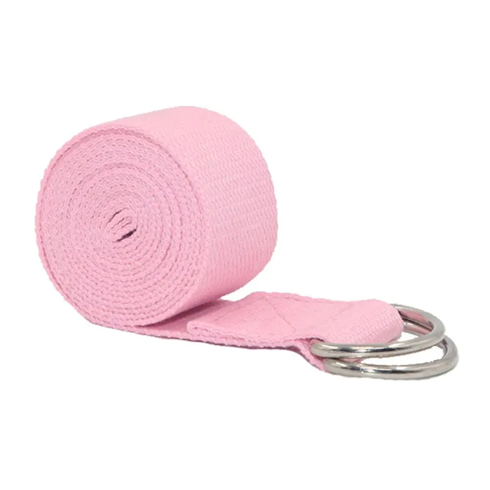 

Durable Yoga Stretch Strap Multi-purpose D-Ring Buckle Belts Adjustable Sports Rope Portable Pilates Exercise Tool