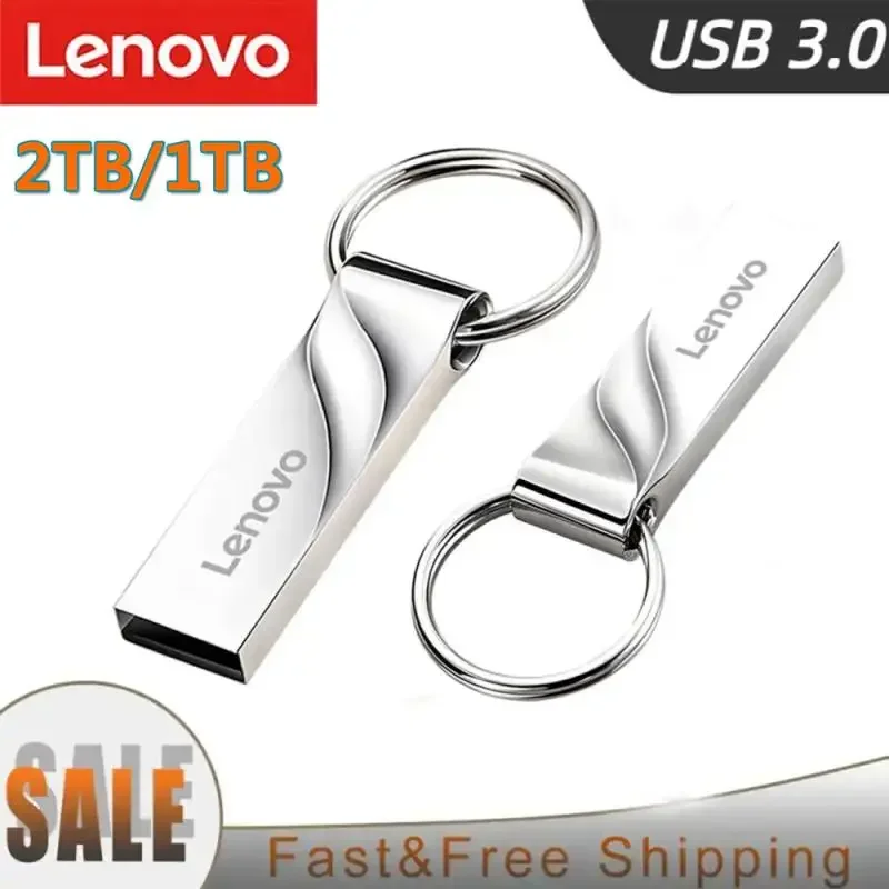 Lenovo 3.0 флэш-накопитель USB 1 ТБ металлический скоростной 512 256 ГБ