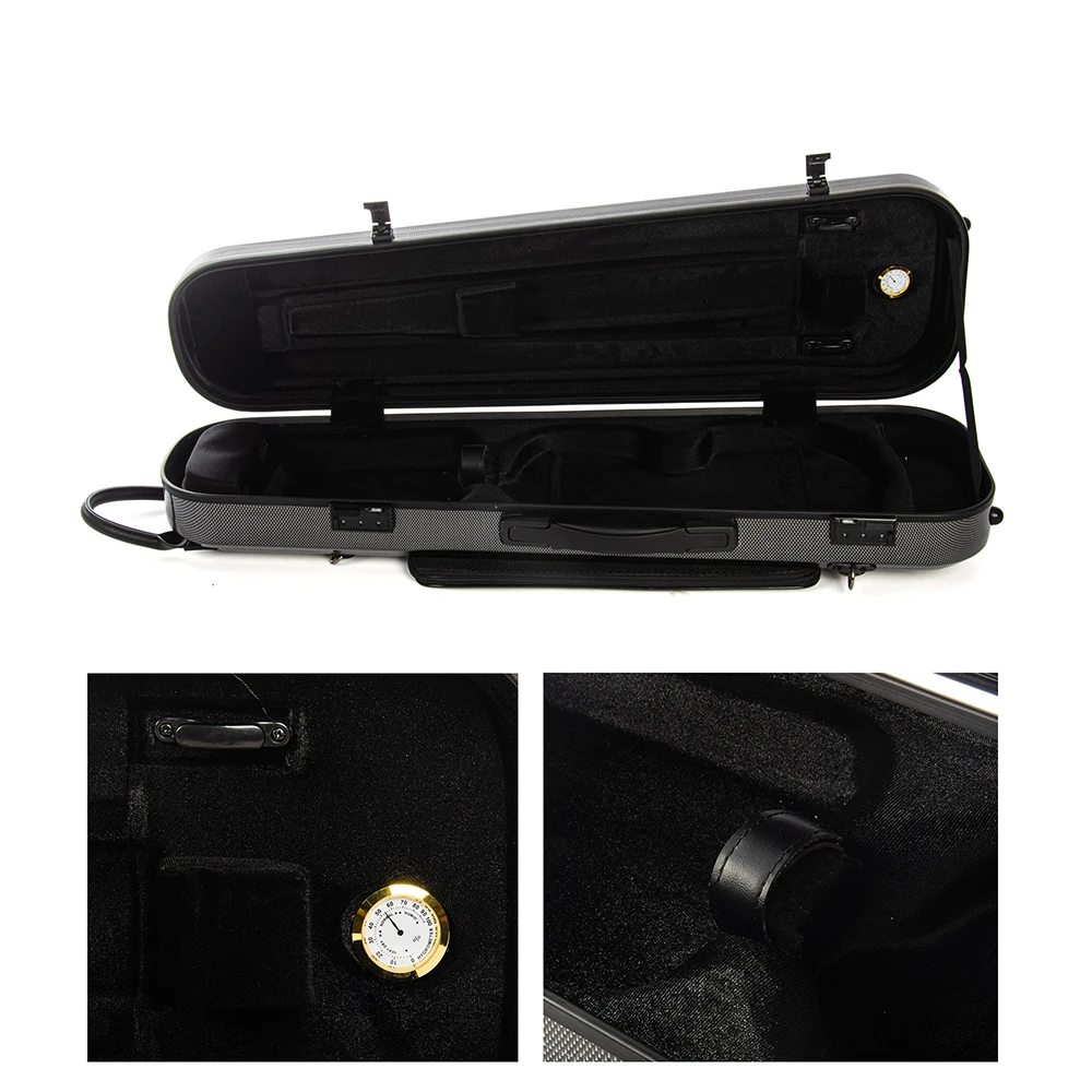 CHRISTINA высококачественный скрипичный футляр 4/4 размера черный/белый в наличии