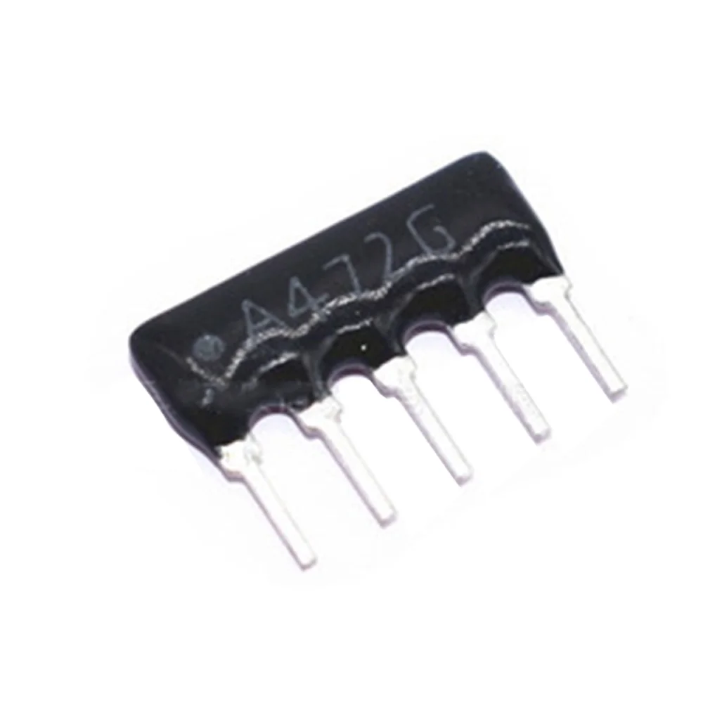 

50 шт A05-472G SIP-5 A05-472 4,7 K ohm 4-компонентный резистор 5 контактов