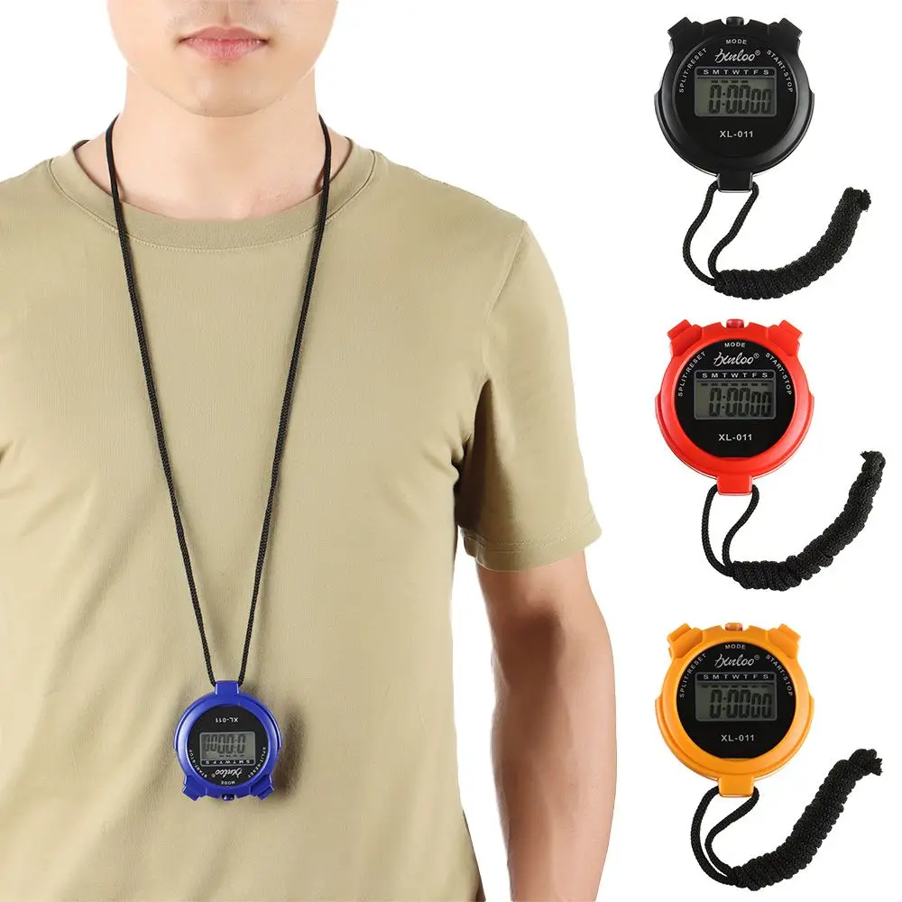 

Running Fitness Training Lap Split Stopwatch Electronic Timer Digital Display Memory Stopwatch Sports Stopwatch Timer