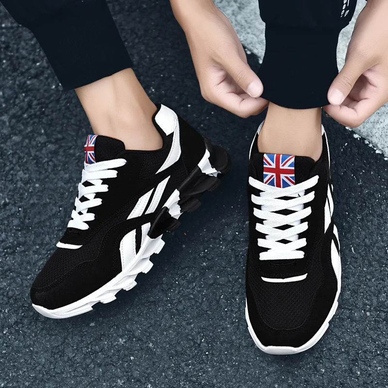 Hot Sale Men Running Shoes Mesh Breathable Men Sneakers Outdoor Sport Shoes Male Gym Sneakers Couple Jogging Men Athletic Shoes