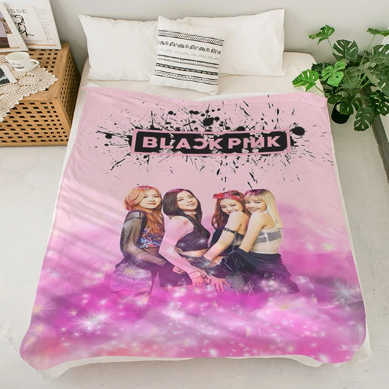 Зимнее одеяло S-Blackpinks для дивана пушистые мягкие одеяла двойные кровати