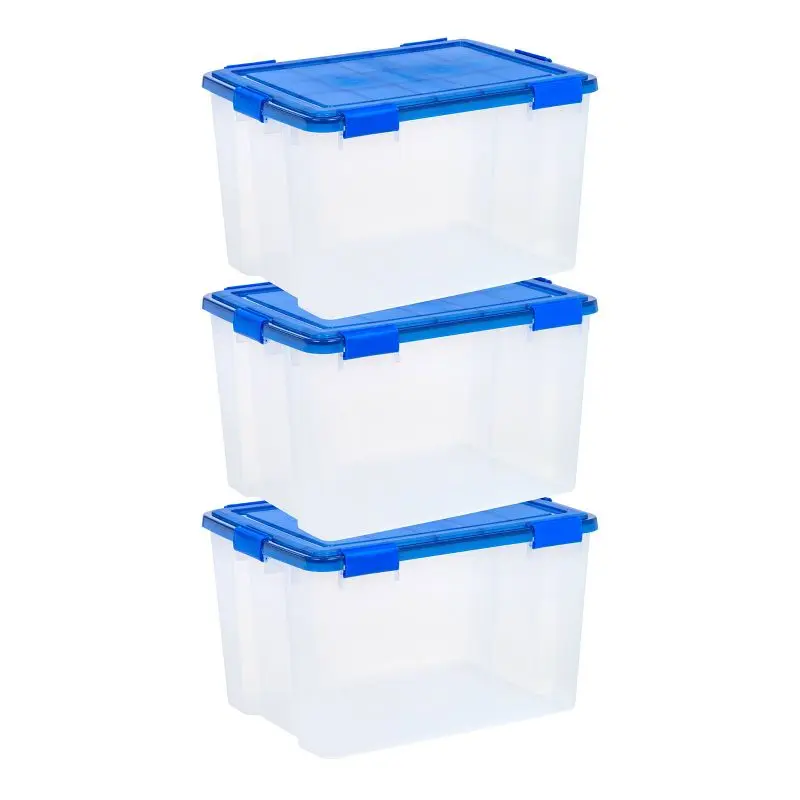 

WeatherPro Plastic Storage Bin with Lid