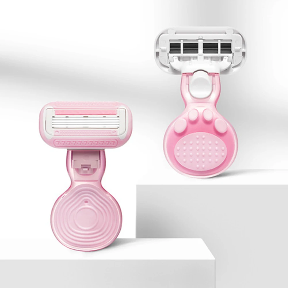 

Safety Razor Women Female Mini Shaving Blades T-shaped Trimmer Cat Claw Blade Shaving Razor Women Beauty Tool for Arm Legs