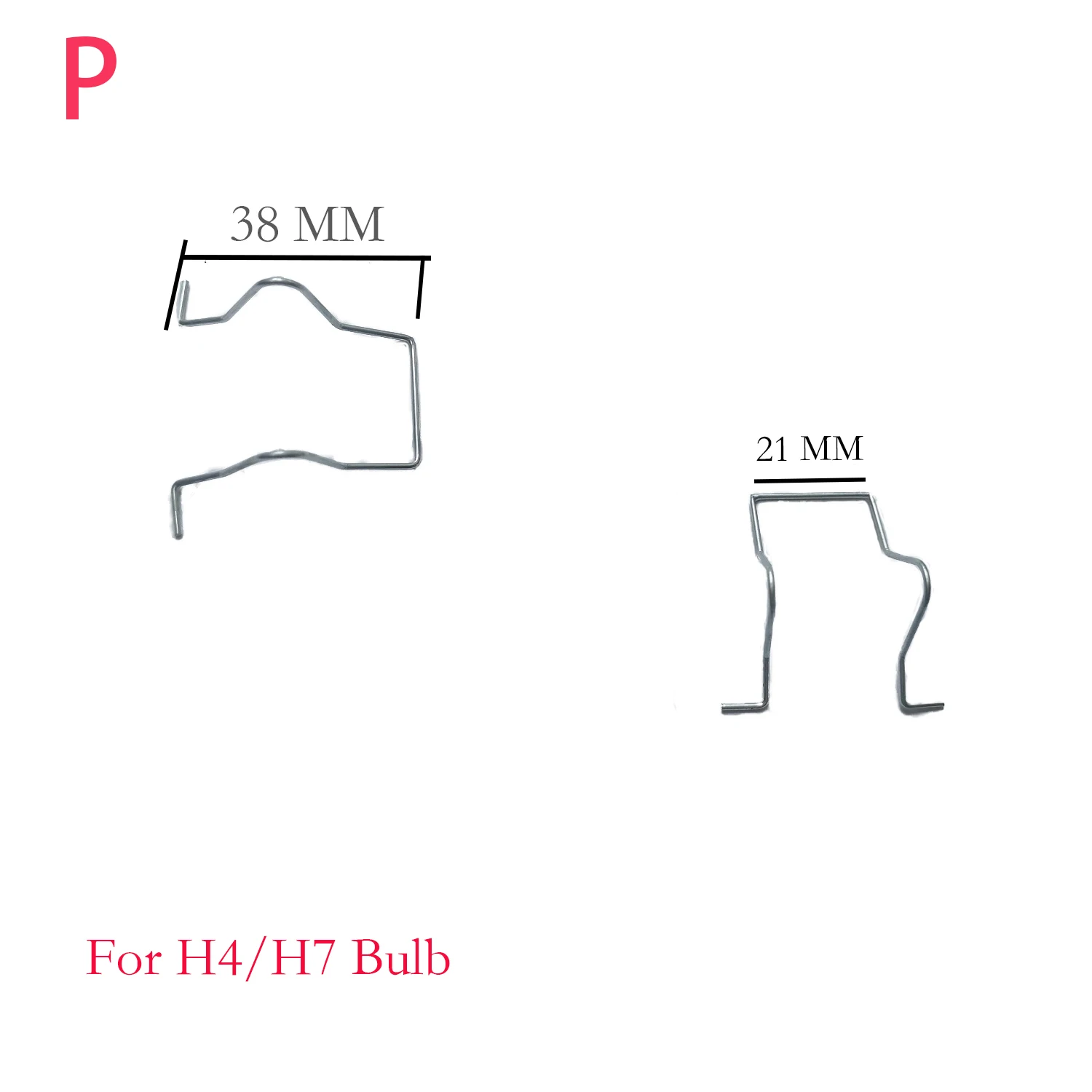 

1 шт., автомобильная фара, стальная проволока, металлическая опора, цоколь лампы, фиксированная стабильная пряжка, пружинный фиксатор, зажим, фиксатор света H1 H4 H3 H7