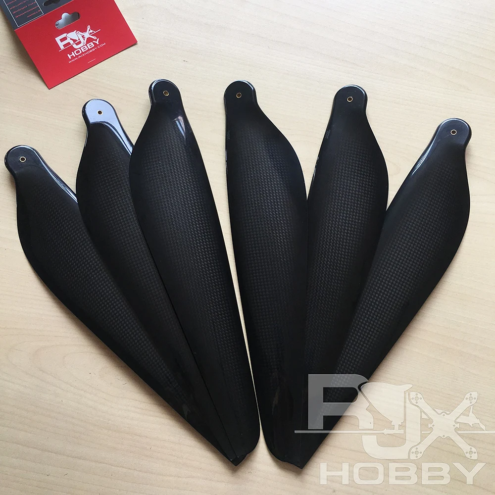 Складной пропеллер RJX из углеродного волокна с 3 лопастями для беспилотного