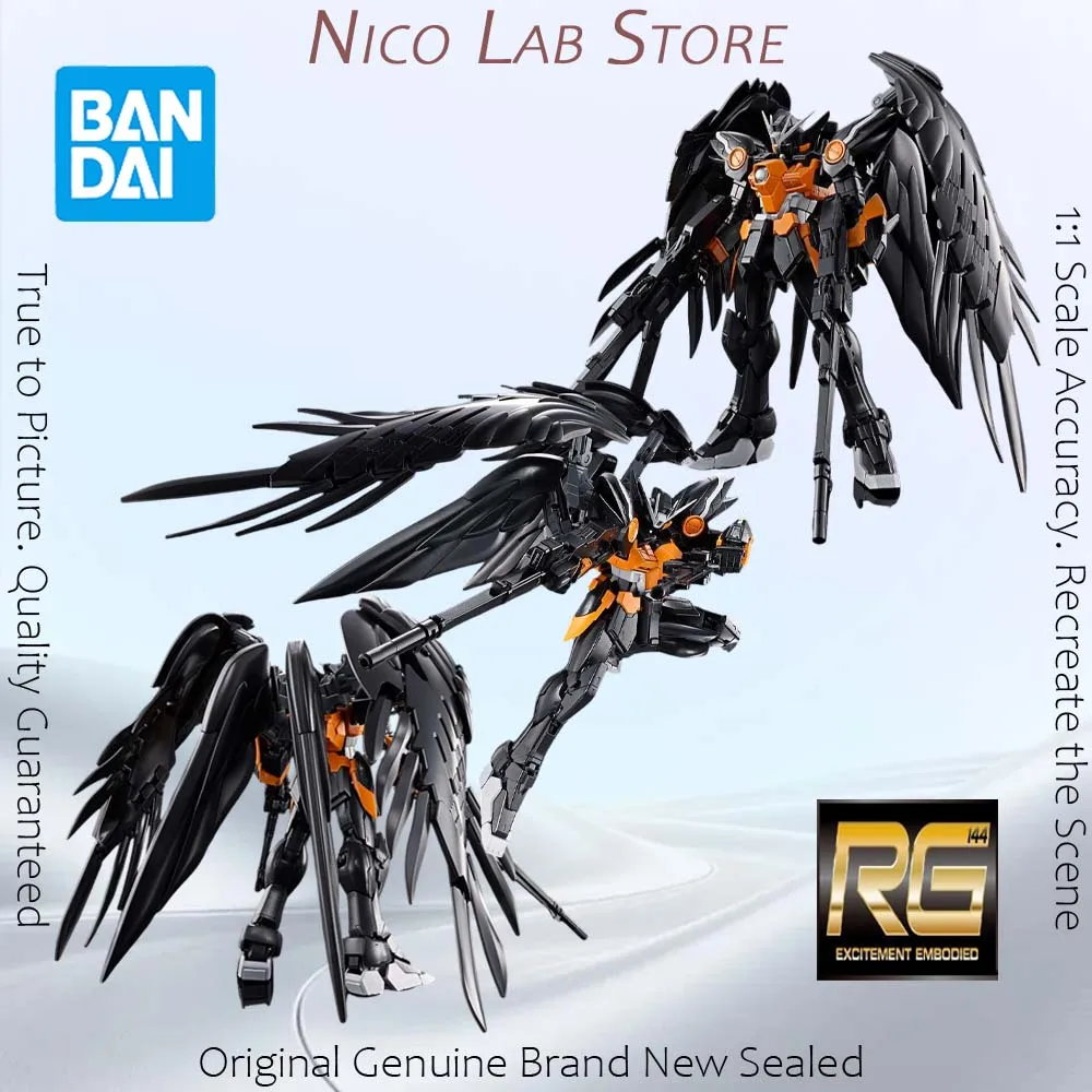 Фото В наличии: Новая фигурка BANDAI RG Mobile Report Gundam Wing APEX LEGENDS(TM) Valkyrie Wing Gundam Zero EW, модель аниме-персонажа, игрушка №1