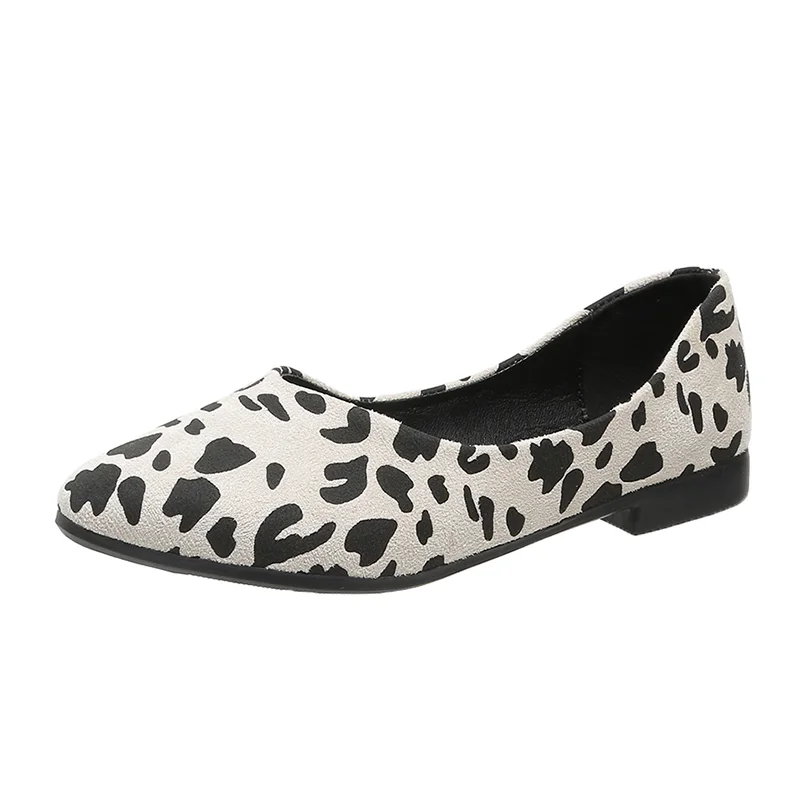 

Женские туфли с острым носком, на низком каблуке, весна-осень