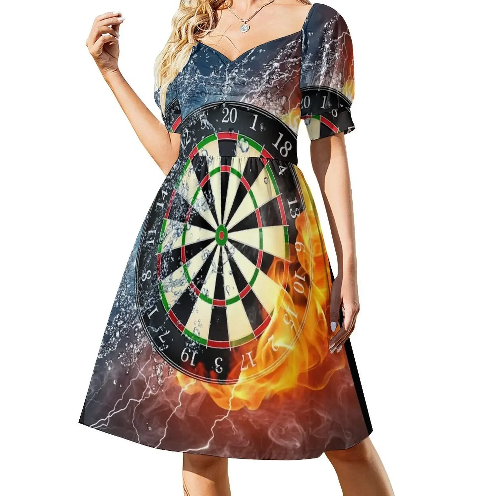 Платье Fire And Ice Dartboard из полиэстера