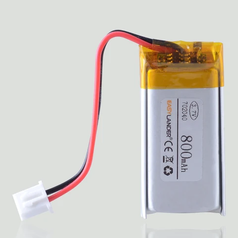 XHR-2P 2,54 702040 800mAh 652040 литий-полимерная батарея для автомобильного регистратора данных, Светодиодные динамики DVR