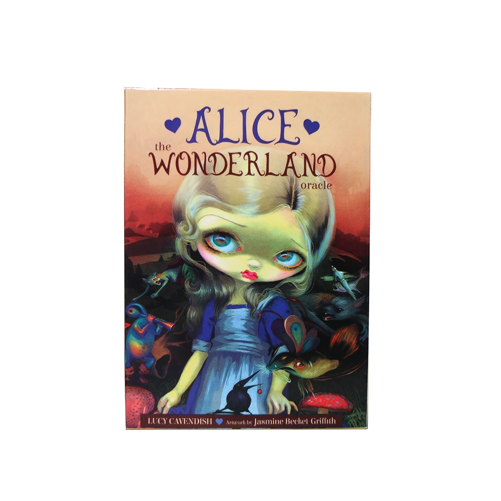 

2022 Hot Sell Board Games New Alice Oracle Deck Cards Beginners Board Game Tarot Deck with PDF Guidebook 39-Card Deck