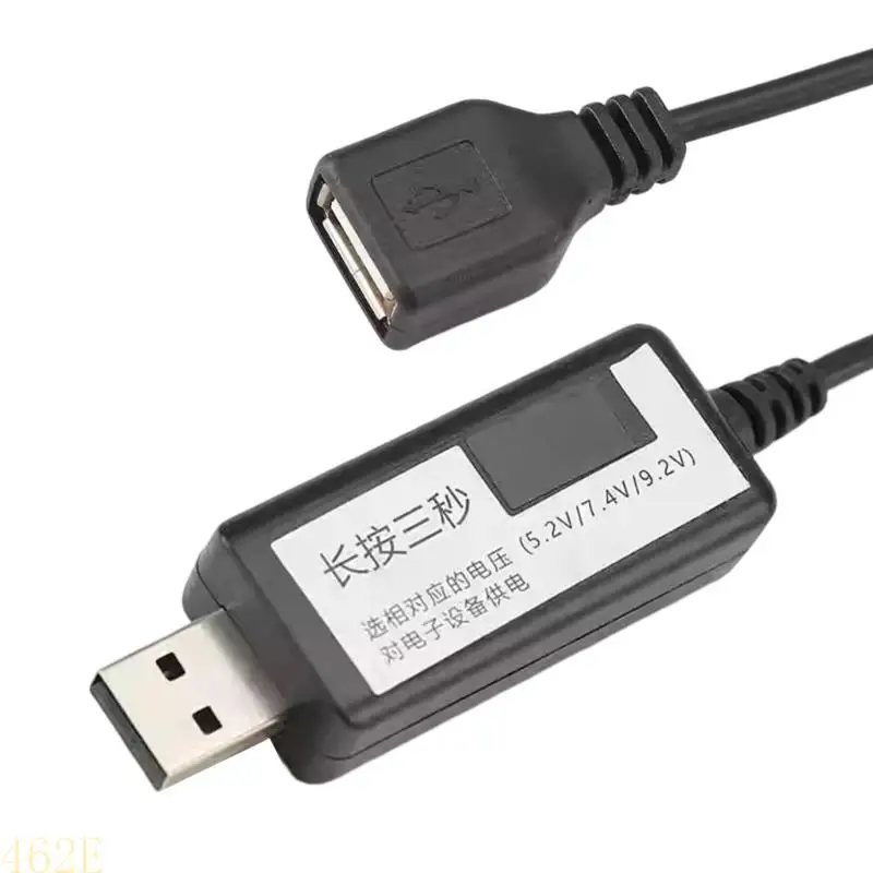 Фото 462E Много напряжения USB Внешнее питания кабеля кабеля USB -заглушка до 5,2 В 7,4 В 9,2 В №5