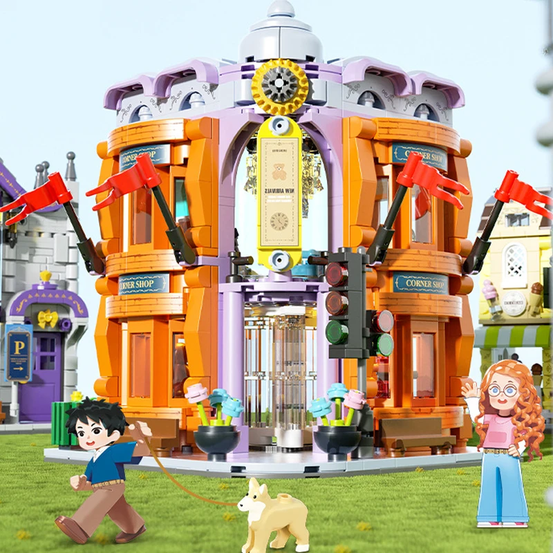 Модульные здания Магазин одежды Универмаг MOC Архитектурная модель Сборка