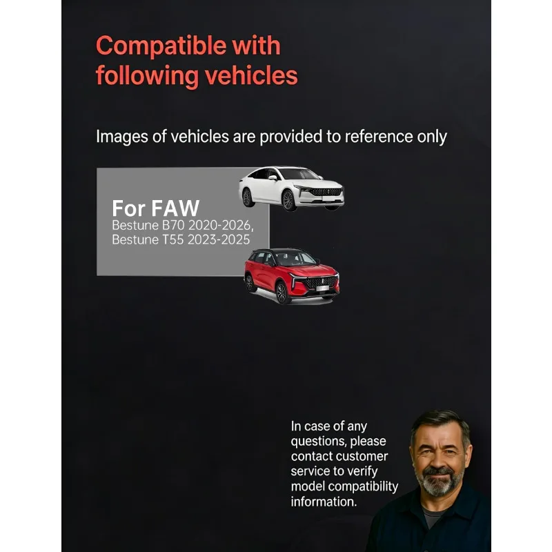 Фото Керамические передние тормозные колодки BAOFENG для FAW Bestune B70 2020-2026, Bestune T55 2023-2025 B3501040BC01 №2