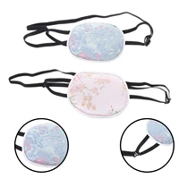 2pcs elastic eye patches single eye covers amblyopia eye patches silk blindfolds for adults outdoor home gift