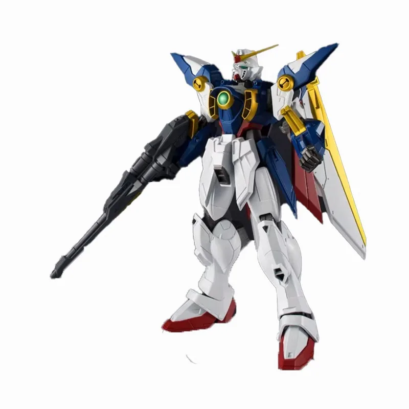 

In Stock Original BANDAI XXXG 01W Wing Gundam Gundam Universe GU 02 NEW MOBILE REPORT GUNDAM WING Model Action Toy