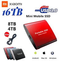 100 original ssd usb 3 0 type c mobile solid state drive 16tb 8tb portable storage device computer external mobile hard drives