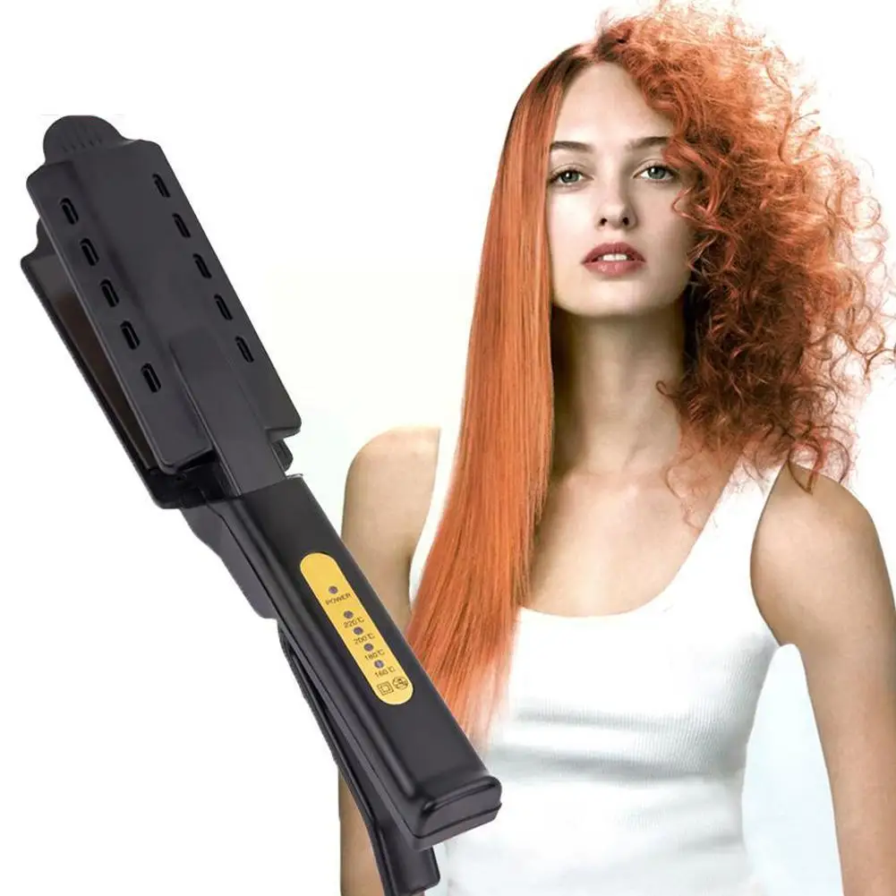 

60 Вт Профессиональный Выпрямитель для волос керамический инструмент для парикмахерских волос Термостатический Стайлинг D7M8